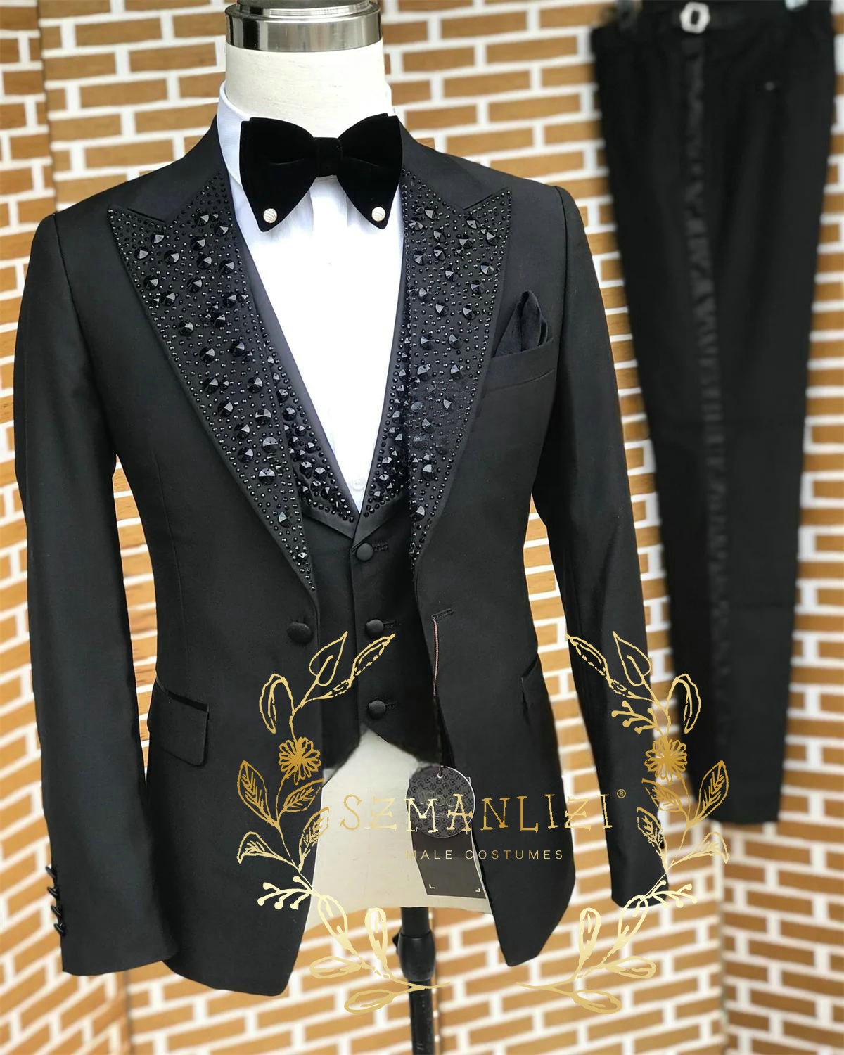 Черные мужские костюмы Роскошн – обзор и цена Formal Wear For Men In Wedding