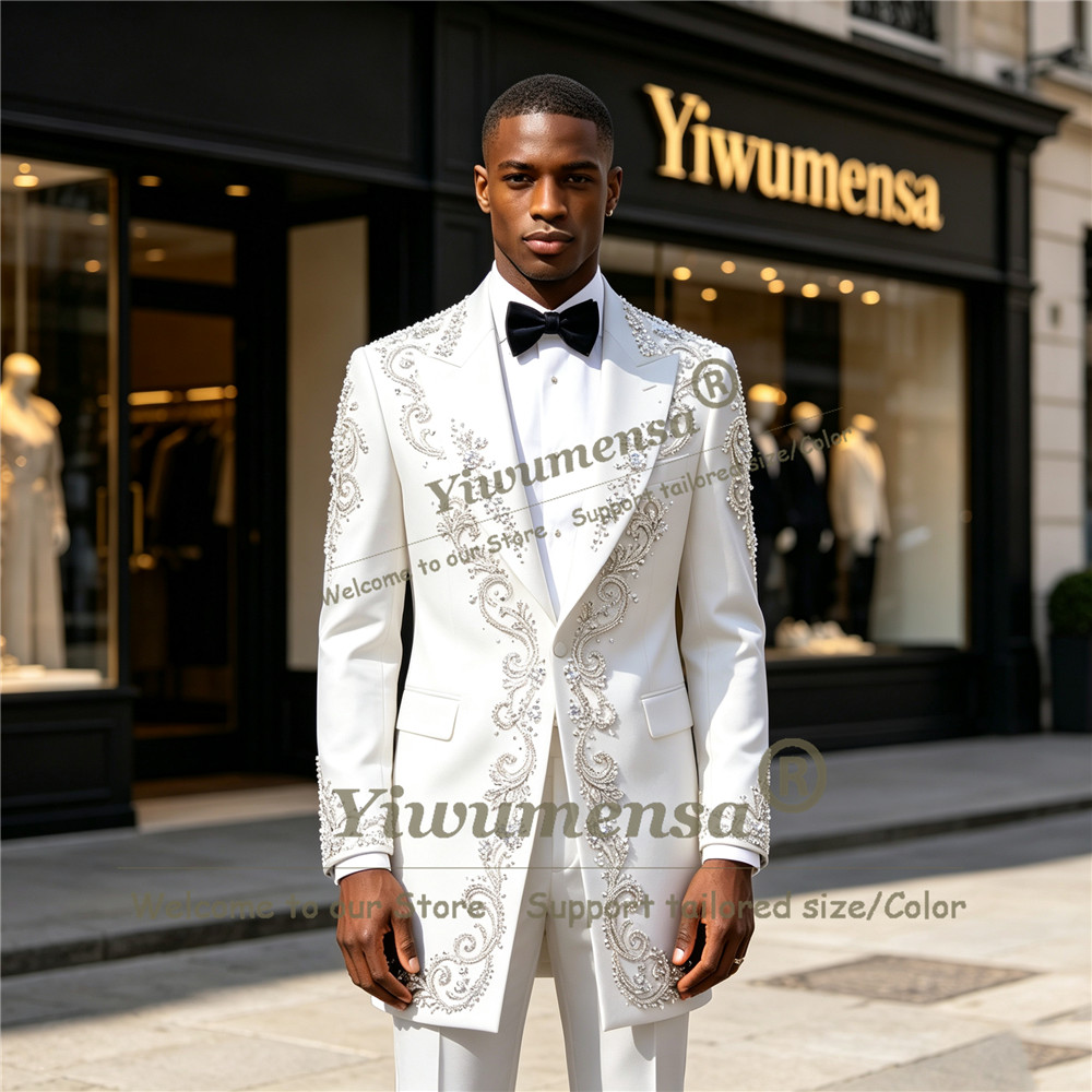 Мужской пиджак с ручной вышивк – обзор и цена Formal Wear For Men In Wedding
