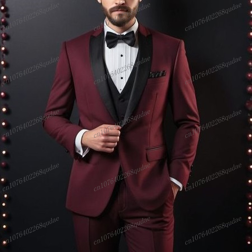 Фиолетовый и черный деловой му – обзор и цена Men Formal Wear Purple
