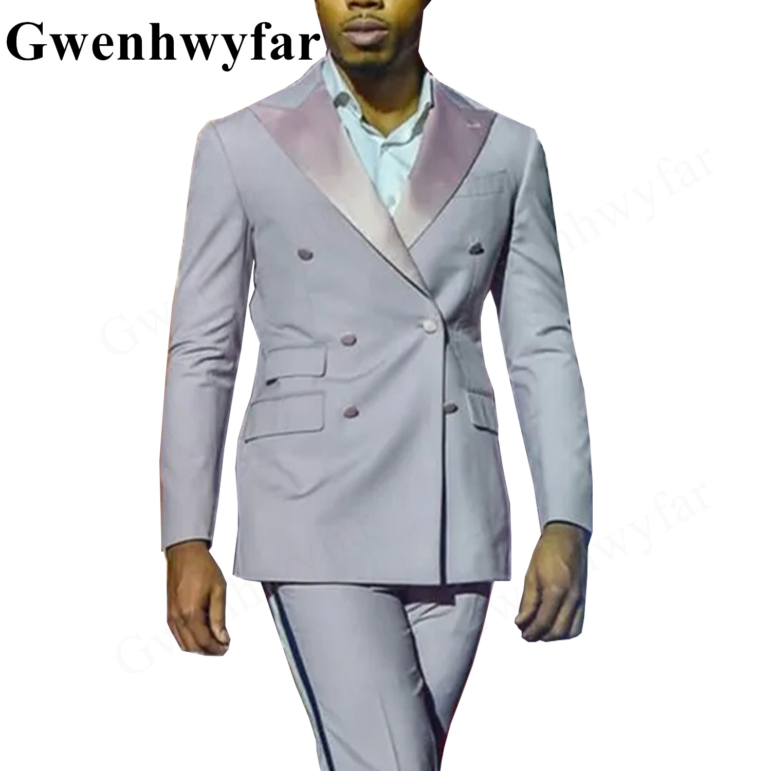 Gwenhwyfar Новые светло-розовы – обзор и цена Men Formal Wear Pink