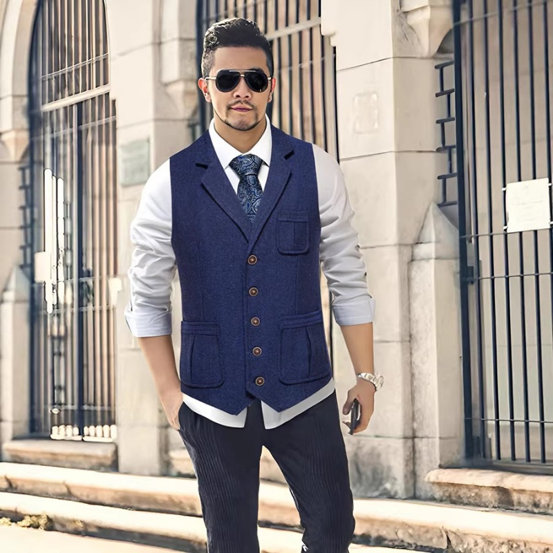 Мужской твидовый жилет в елочк – обзор и цена Men'S Vintage Formal Wear