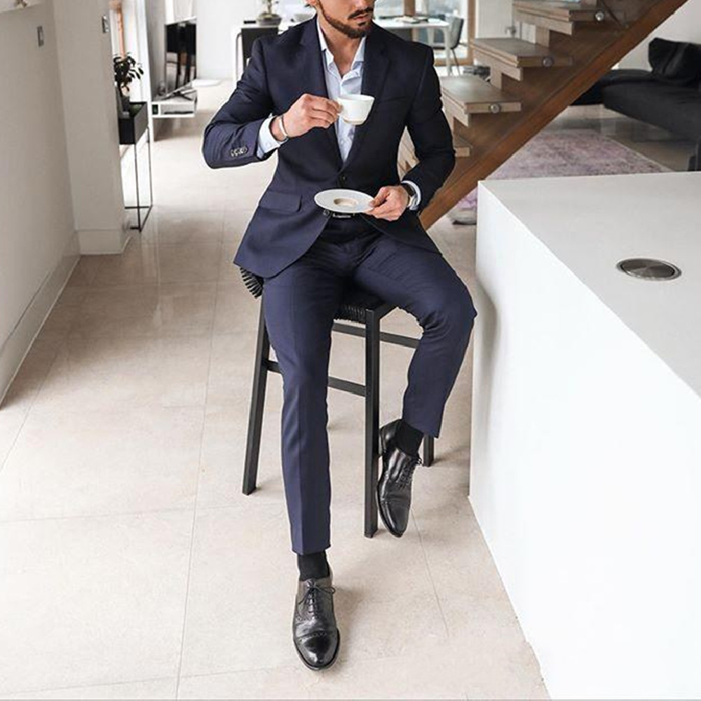 Темно-синий мужской костюм-смо – обзор и цена Men'S Formal Wear Not Suit