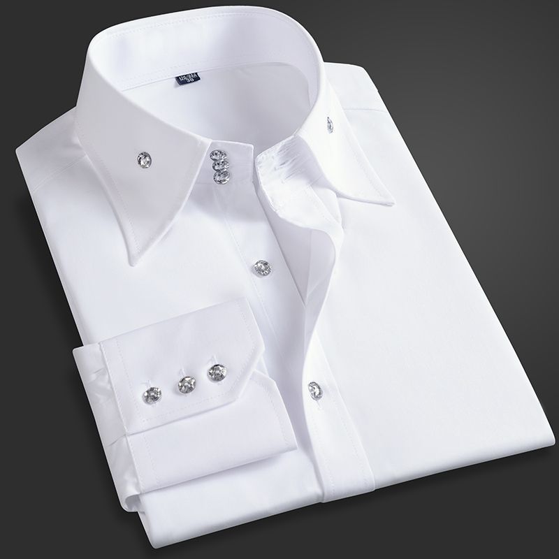 Весенне-осенняя мужская рубашк – обзор и цена Men Formal Office Wear Shirts