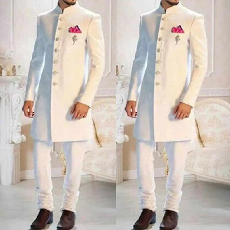 2 шт., Мужской однобортный смо – обзор и цена Men Formal Wear Indian